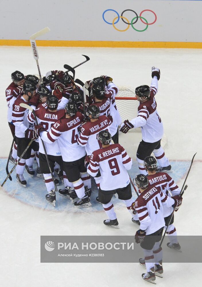 Олимпиада 2014. Хоккей. Мужчины. Швейцария - Латвия