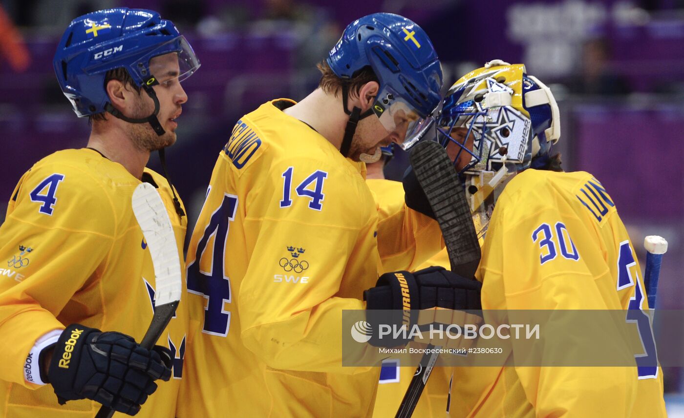 Олимпиада 2014. Хоккей. Мужчины. Швеция - Словения