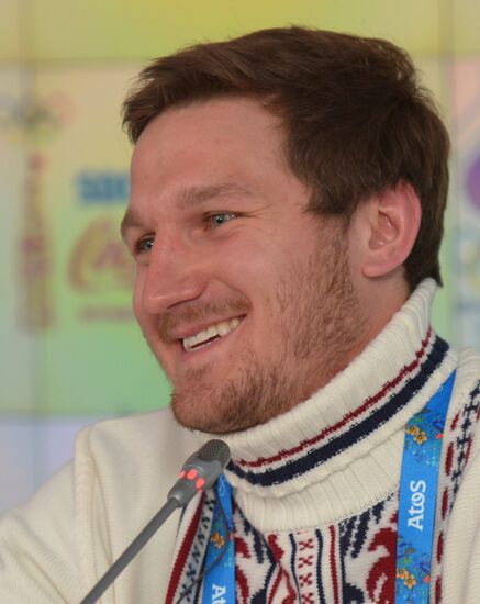 Пресс-конференция серебряного призера Олимпиады 2014 в сноуборд-кроссе Н.Олюнина