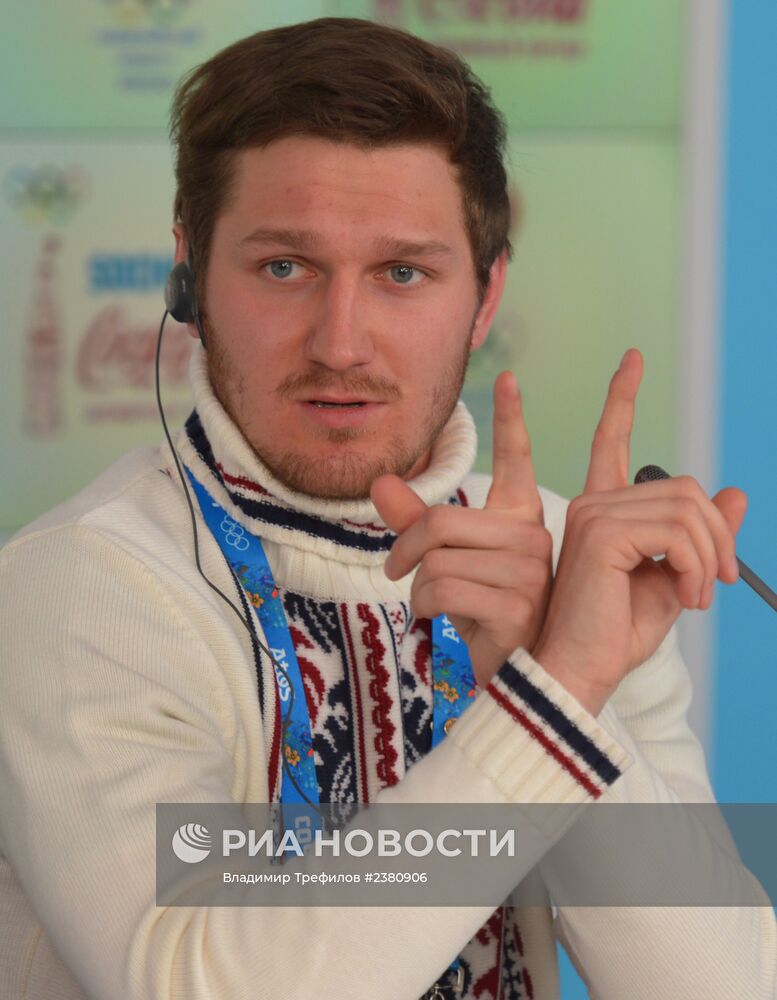 Пресс-конференция серебряного призера Олимпиады 2014 в сноуборд-кроссе Н.Олюнина
