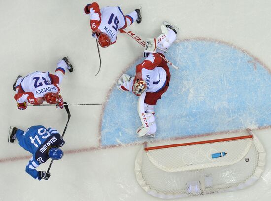 Олимпиада 2014. Хоккей. Мужчины. Финляндия - Россия Олимпиада 2014. Хоккей. Мужчины. Финляндия - Россия