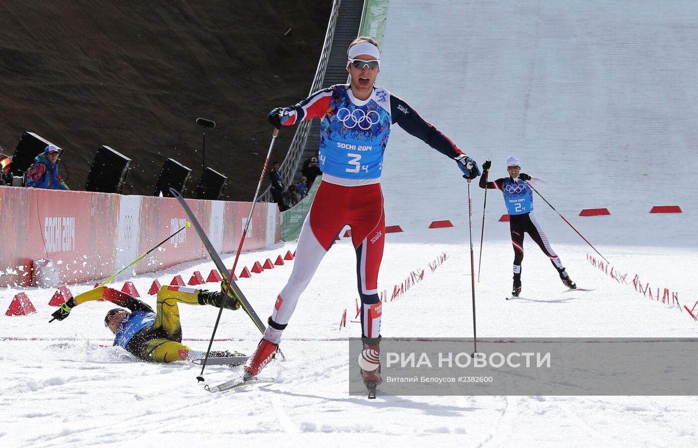 Олимпиада 2014. Лыжное двоеборье. Командные соревнования