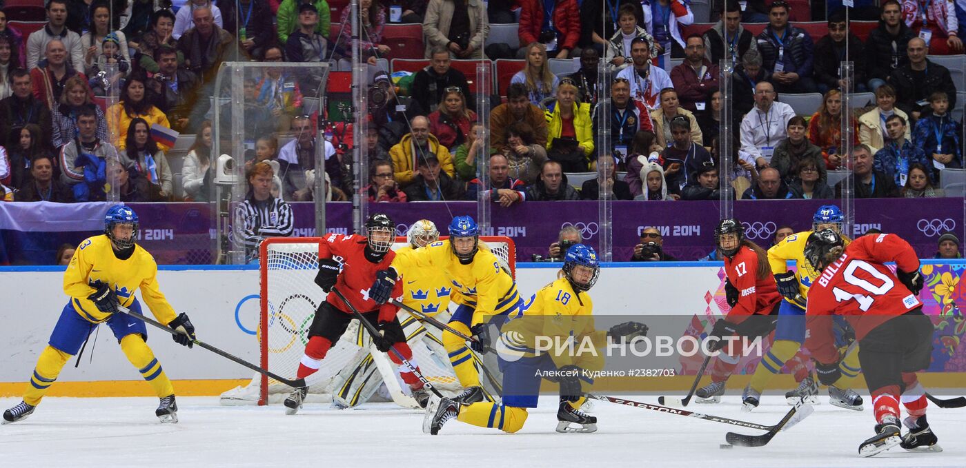 Олимпиада 2014. Хоккей. Женщины. Матч за третье место