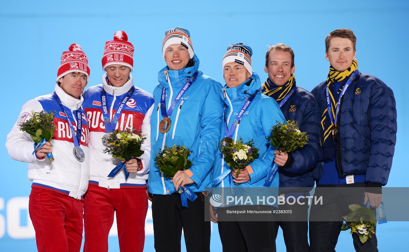 Олимпиада 2014. Церемония награждения. Тринадцатый день