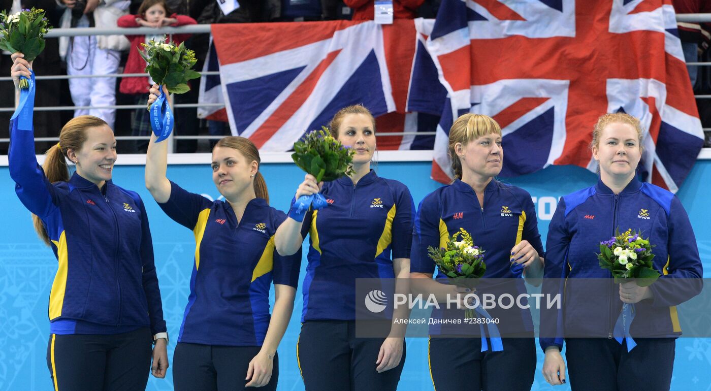 Олимпиада 2014. Керлинг. Женщины. Финальный матч