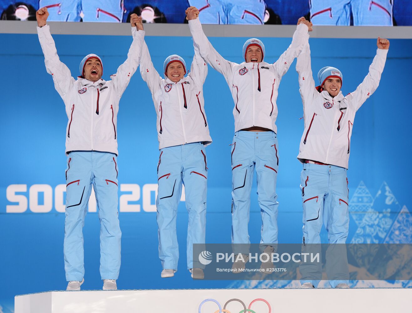 Олимпиада 2014. Церемония награждения. Тринадцатый день