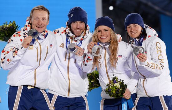 Олимпиада 2014. Церемония награждения. Тринадцатый день