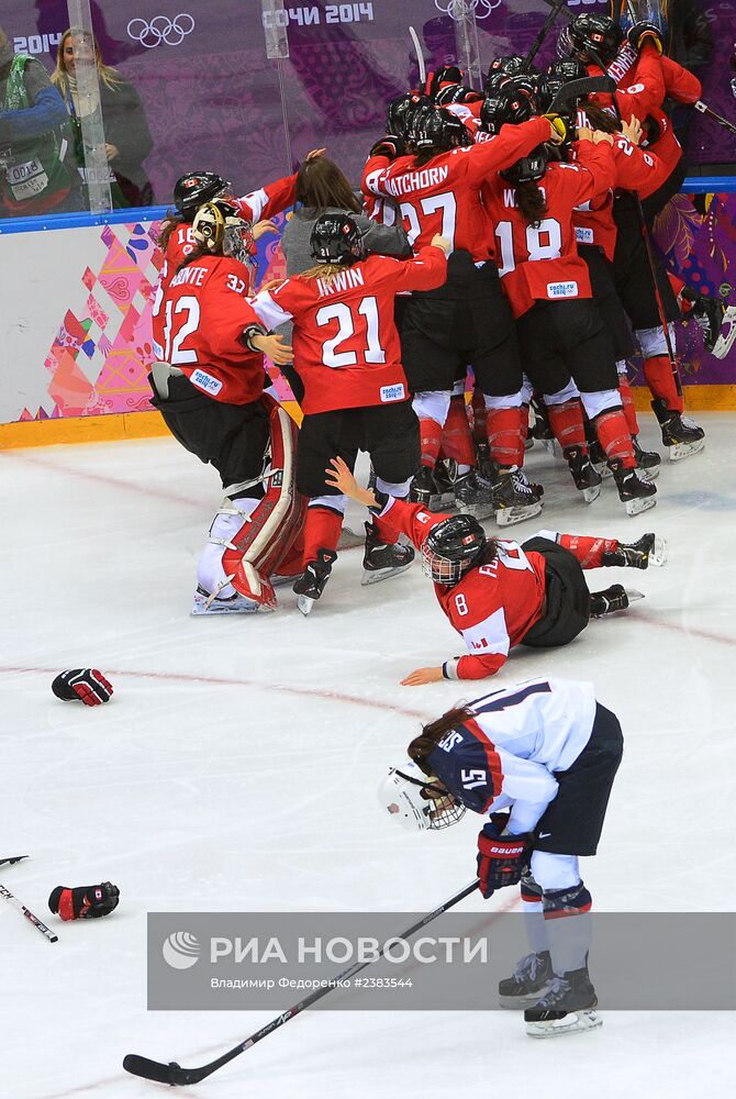 Олимпиада 2014. Хоккей. Женщины. Финальный матч