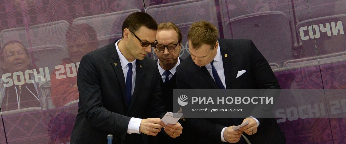 Олимпиада 2014. Хоккей. Мужчины. Швеция - Финляндия