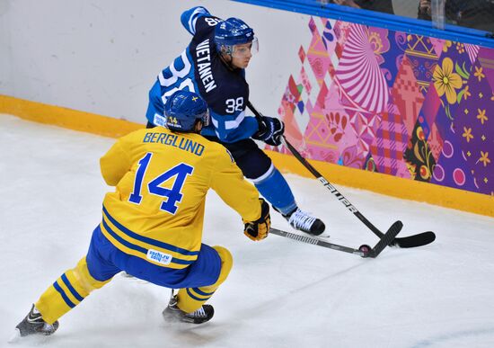 Олимпиада 2014. Хоккей. Мужчины. Швеция - Финляндия