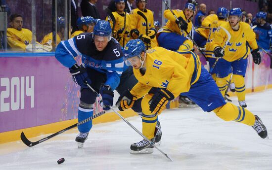 Олимпиада 2014. Хоккей. Мужчины. Швеция - Финляндия