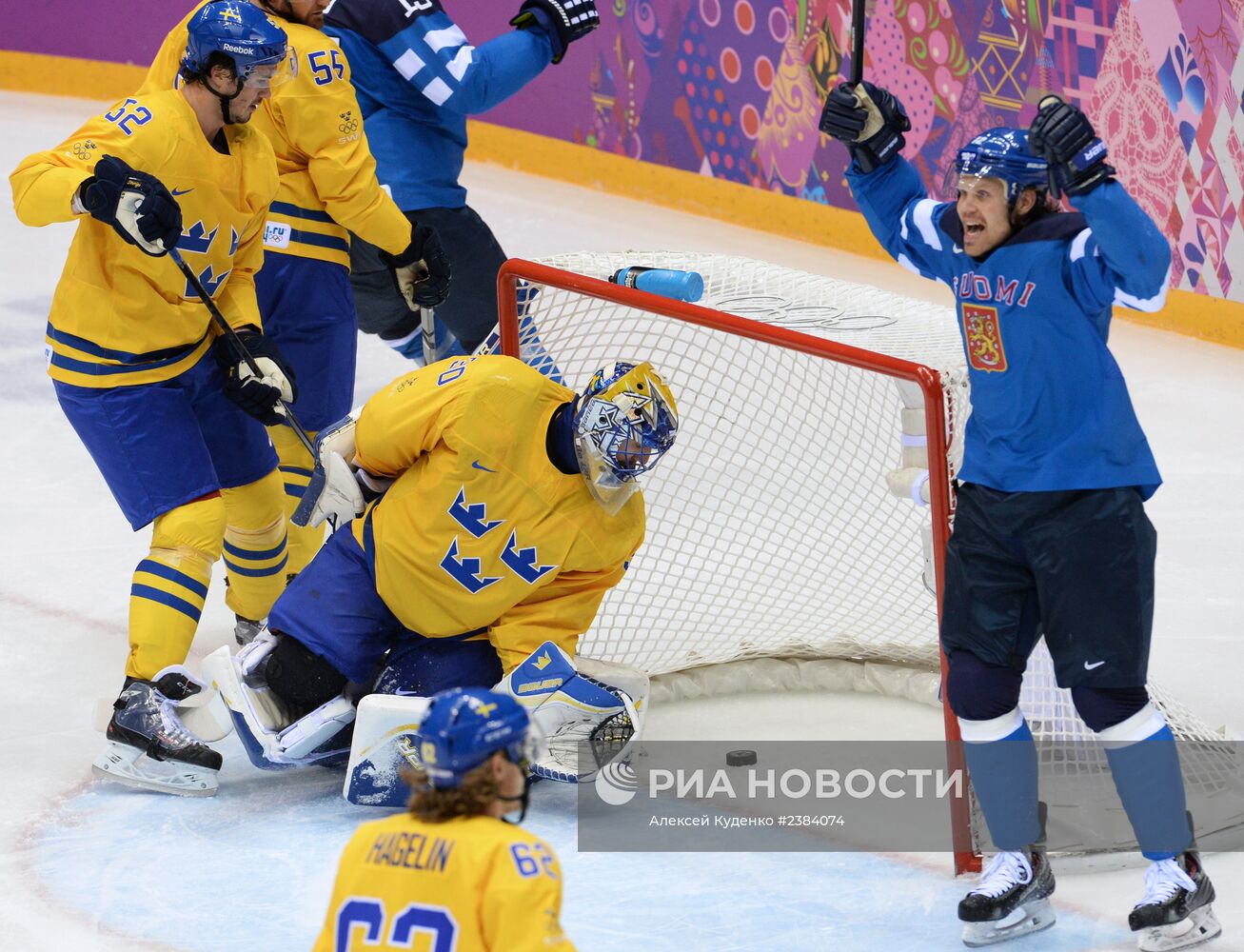 Олимпиада 2014. Хоккей. Мужчины. Швеция - Финляндия