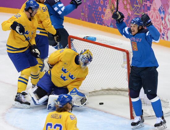 Олимпиада 2014. Хоккей. Мужчины. Швеция - Финляндия