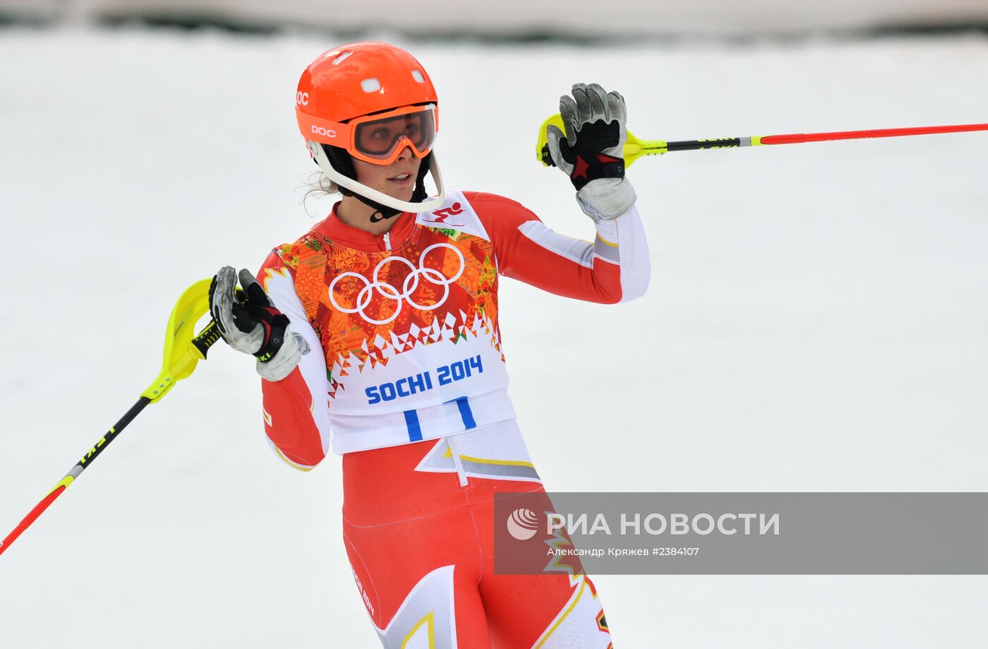 Олимпиада 2014. Горнолыжный спорт. Женщины. Слалом