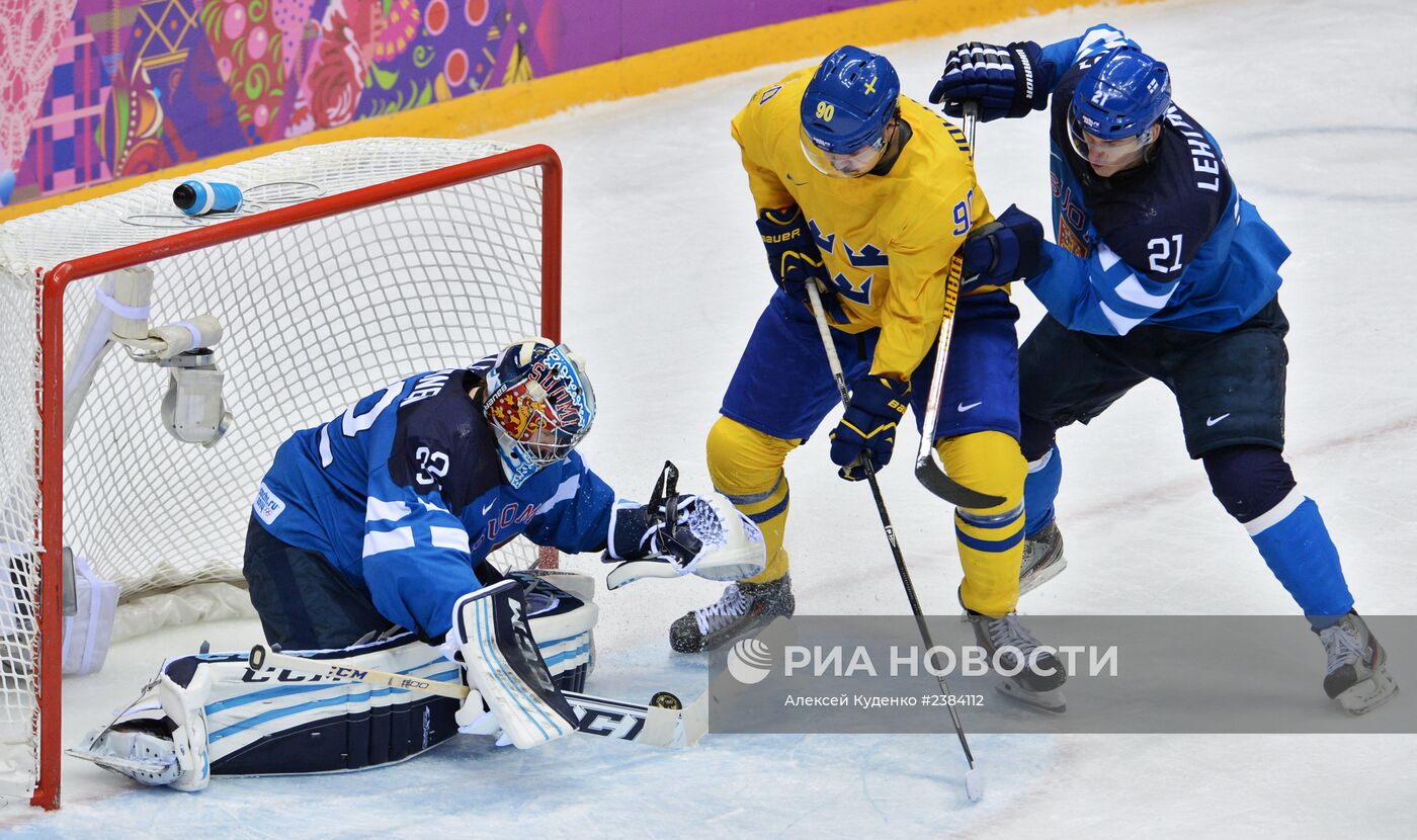 Олимпиада 2014. Хоккей. Мужчины. Швеция - Финляндия