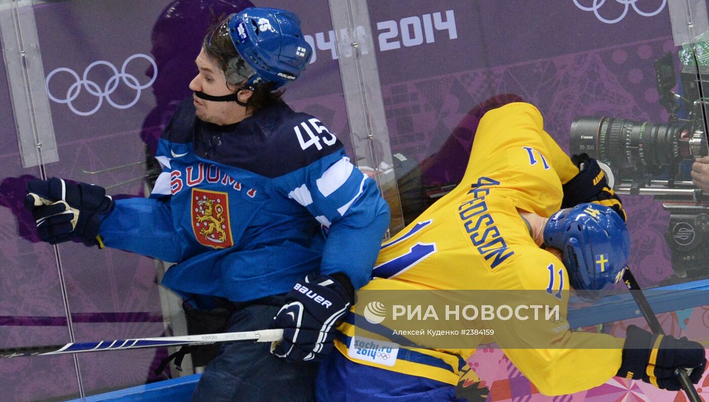 Олимпиада 2014. Хоккей. Мужчины. Швеция - Финляндия