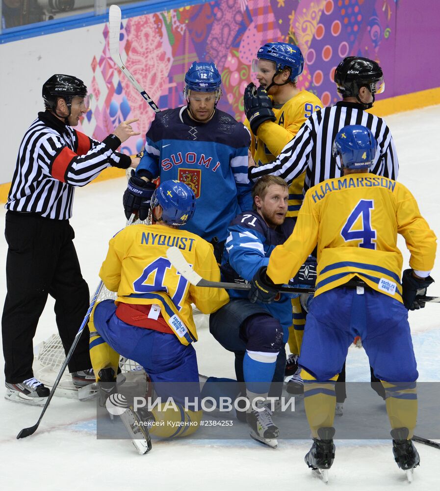 Олимпиада 2014. Хоккей. Мужчины. Швеция - Финляндия