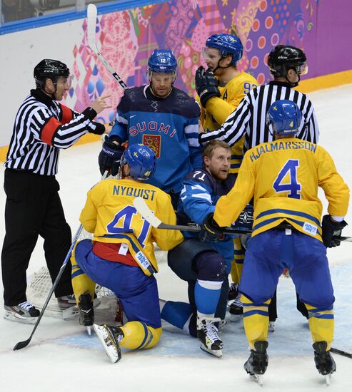 Олимпиада 2014. Хоккей. Мужчины. Швеция - Финляндия