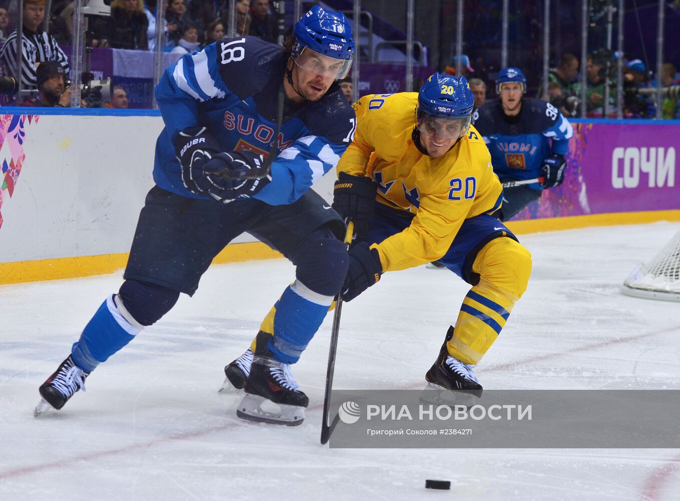 Олимпиада 2014. Хоккей. Мужчины. Швеция - Финляндия