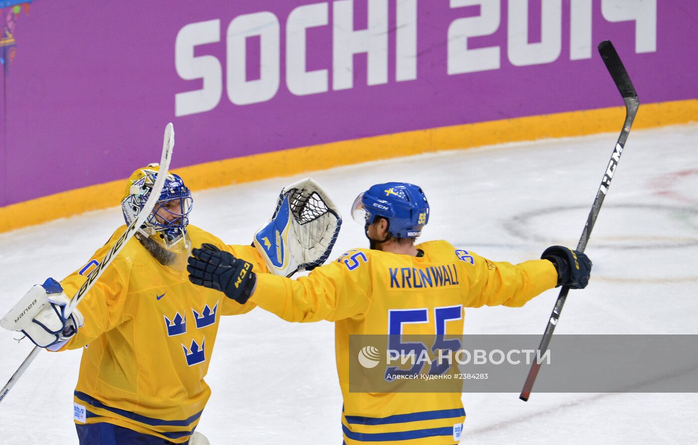 Олимпиада 2014. Хоккей. Мужчины. Швеция - Финляндия