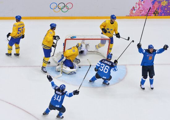 Олимпиада 2014. Хоккей. Мужчины. Швеция - Финляндия