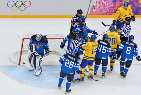Олимпиада 2014. Хоккей. Мужчины. Швеция - Финляндия