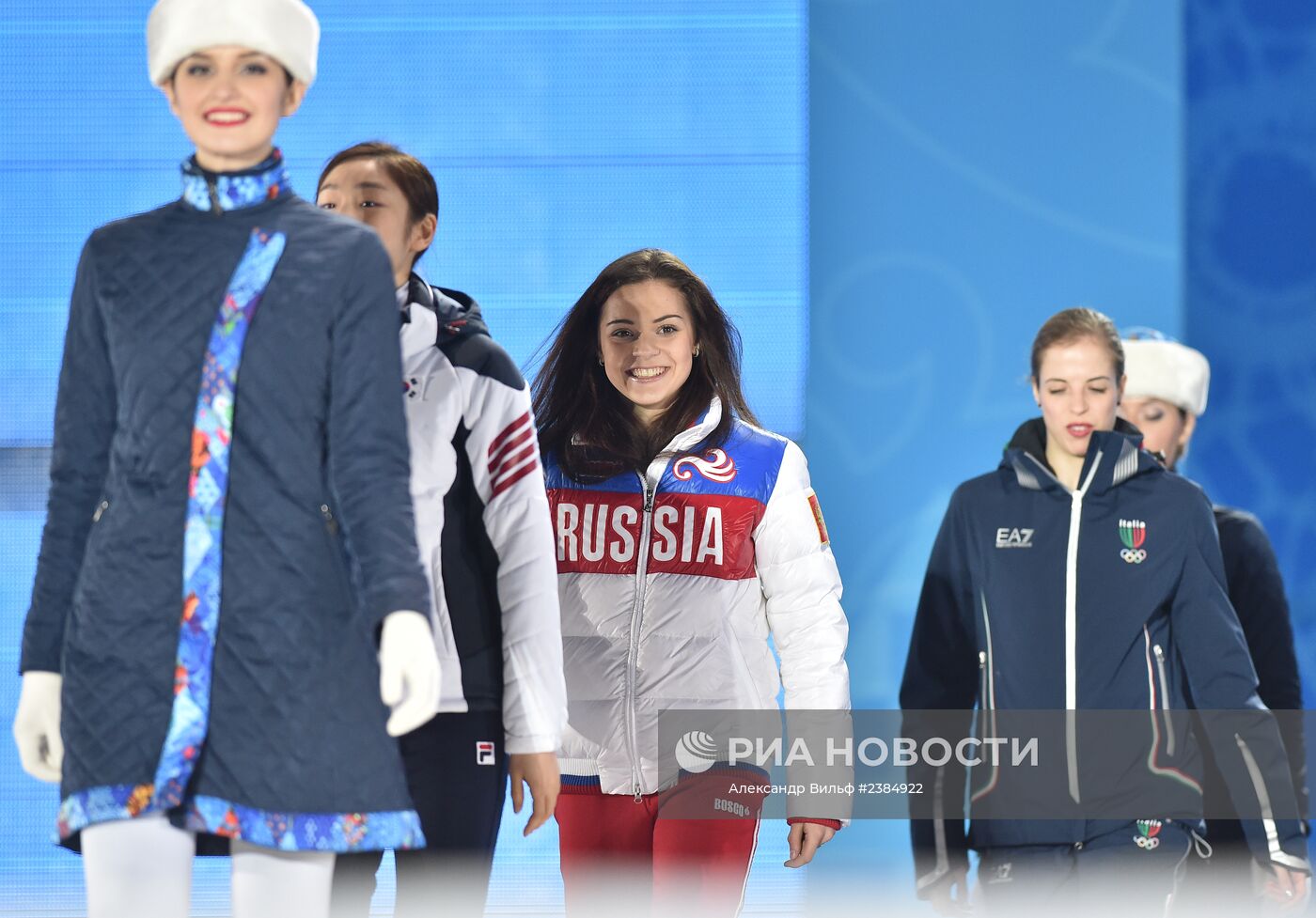 Олимпиада 2014. Церемония награждения. Четырнадцатый день Олимпиада 2014. Церемония награждения. Четырнадцатый день
