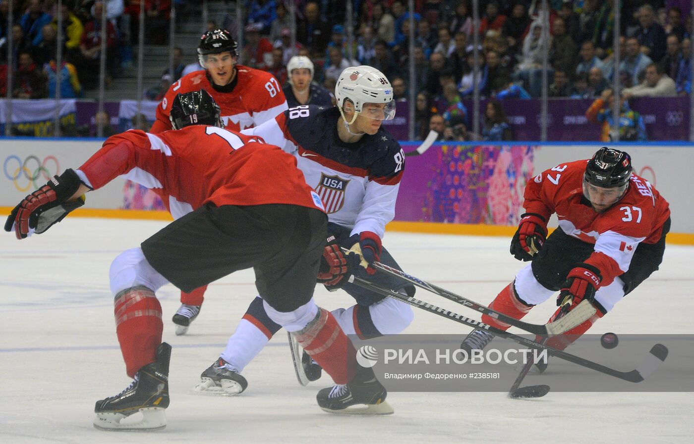 Олимпиада 2014. Хоккей. Мужчины. США - Канада