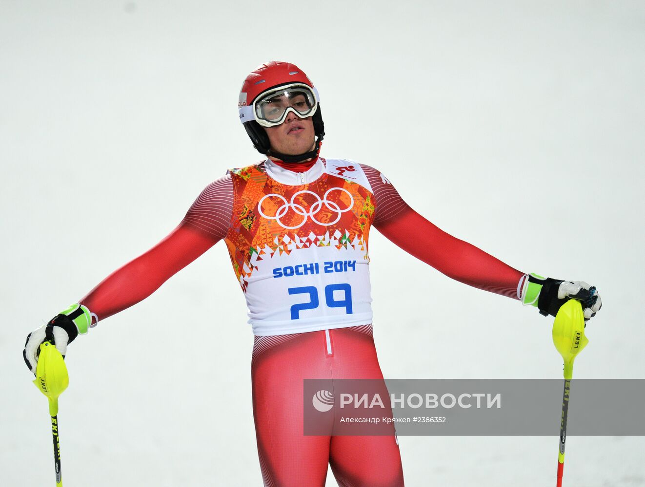 Олимпиада 2014. Горнолыжный спорт. Мужчины. Слалом