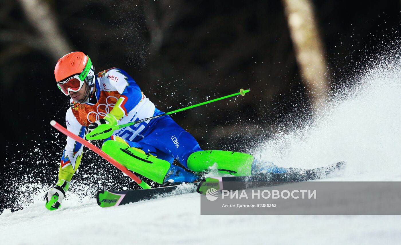 Олимпиада 2014. Горнолыжный спорт. Мужчины. Слалом