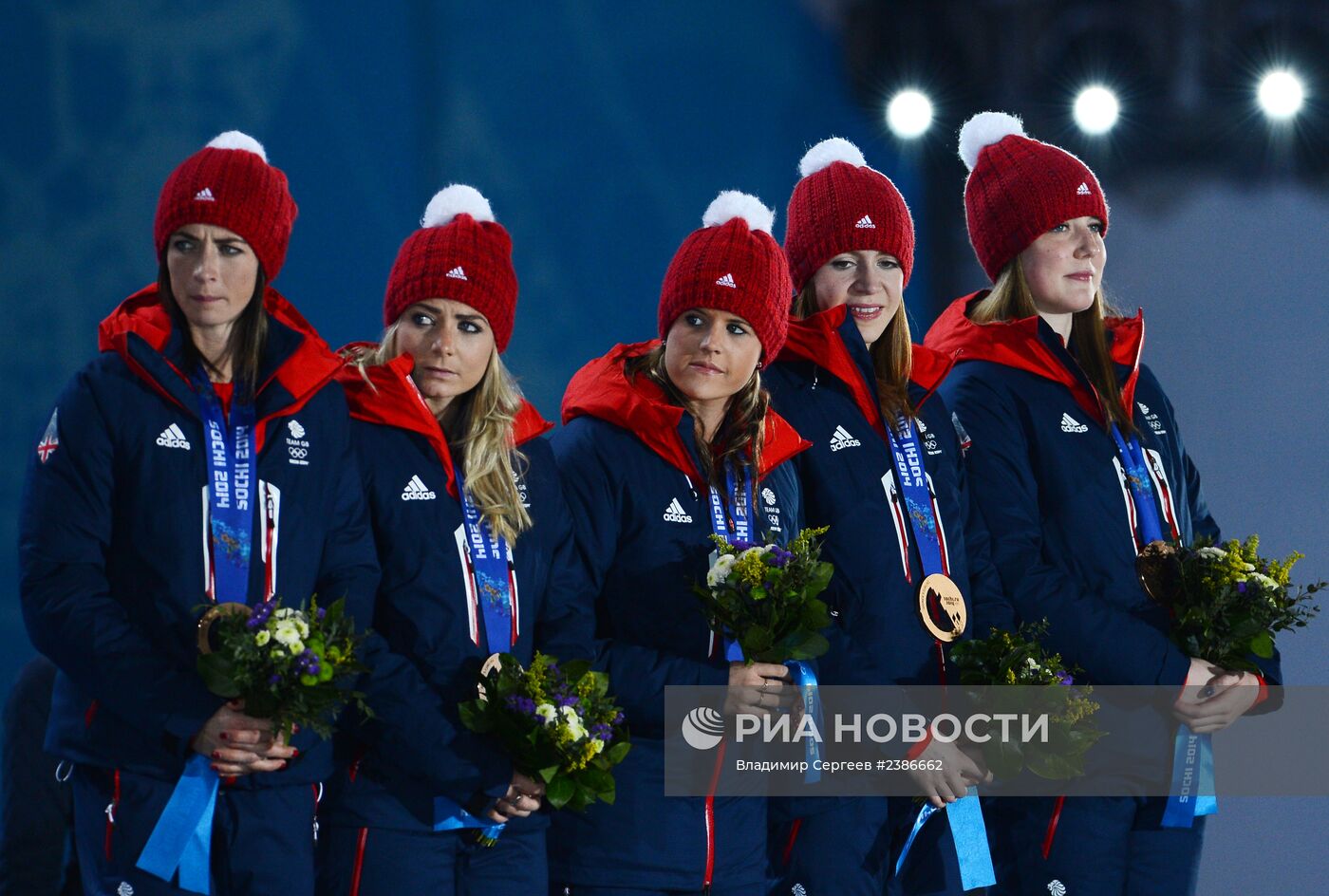 Олимпиада 2014. Церемония награждения. Пятнадцатый день