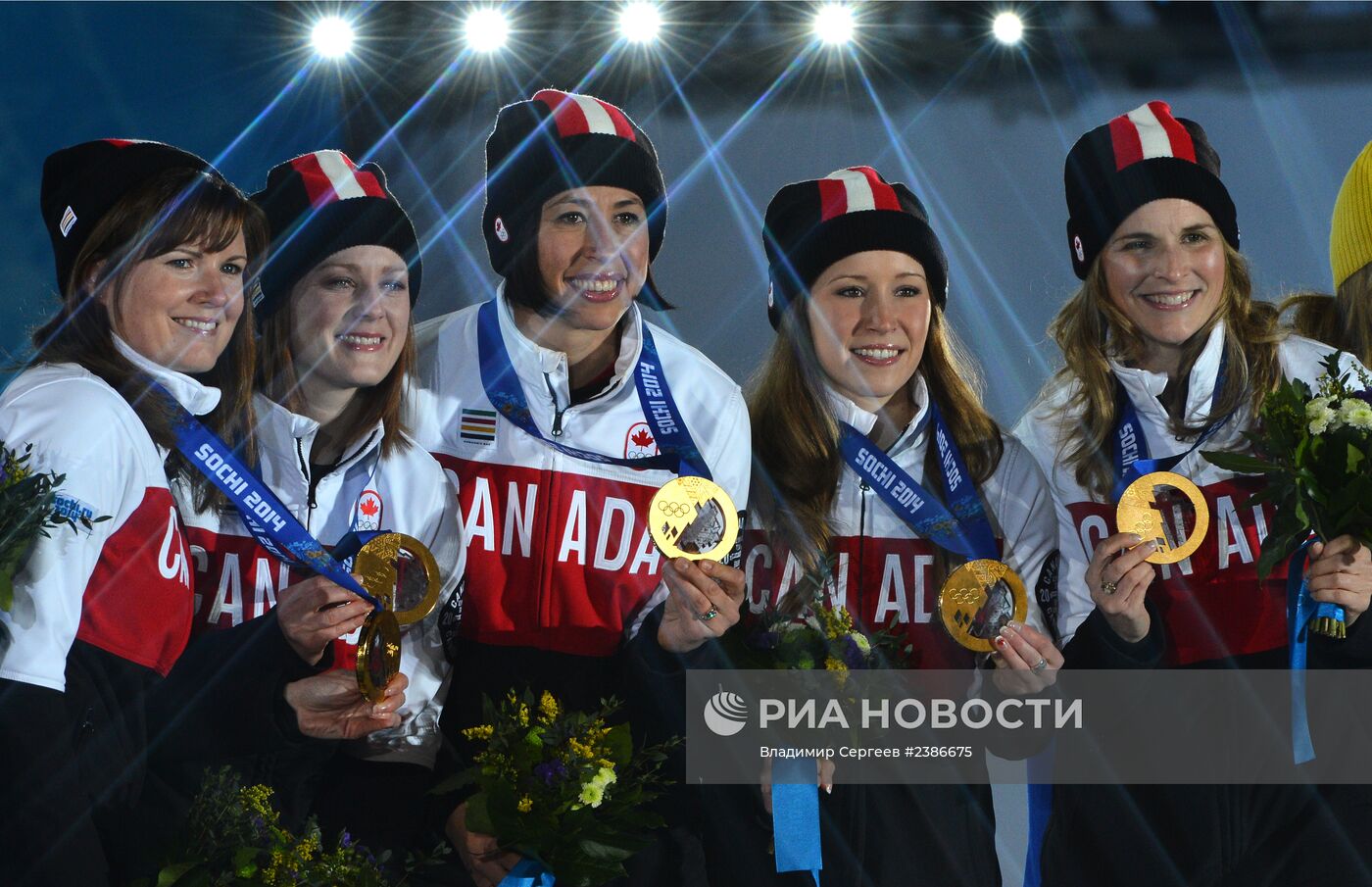 Олимпиада 2014. Церемония награждения. Пятнадцатый день