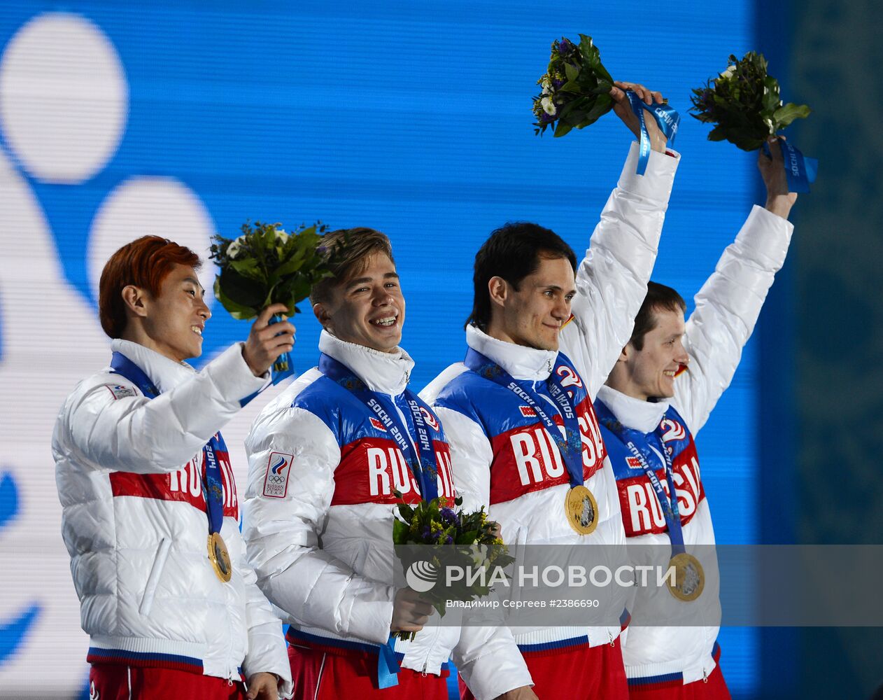 Олимпиада 2014. Церемония награждения. Пятнадцатый день