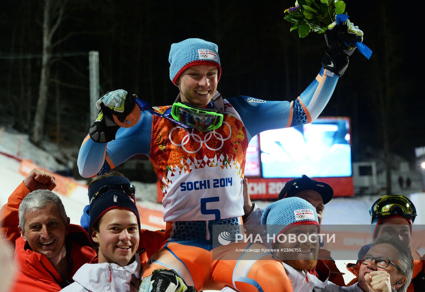 Олимпиада 2014. Горнолыжный спорт. Мужчины. Слалом