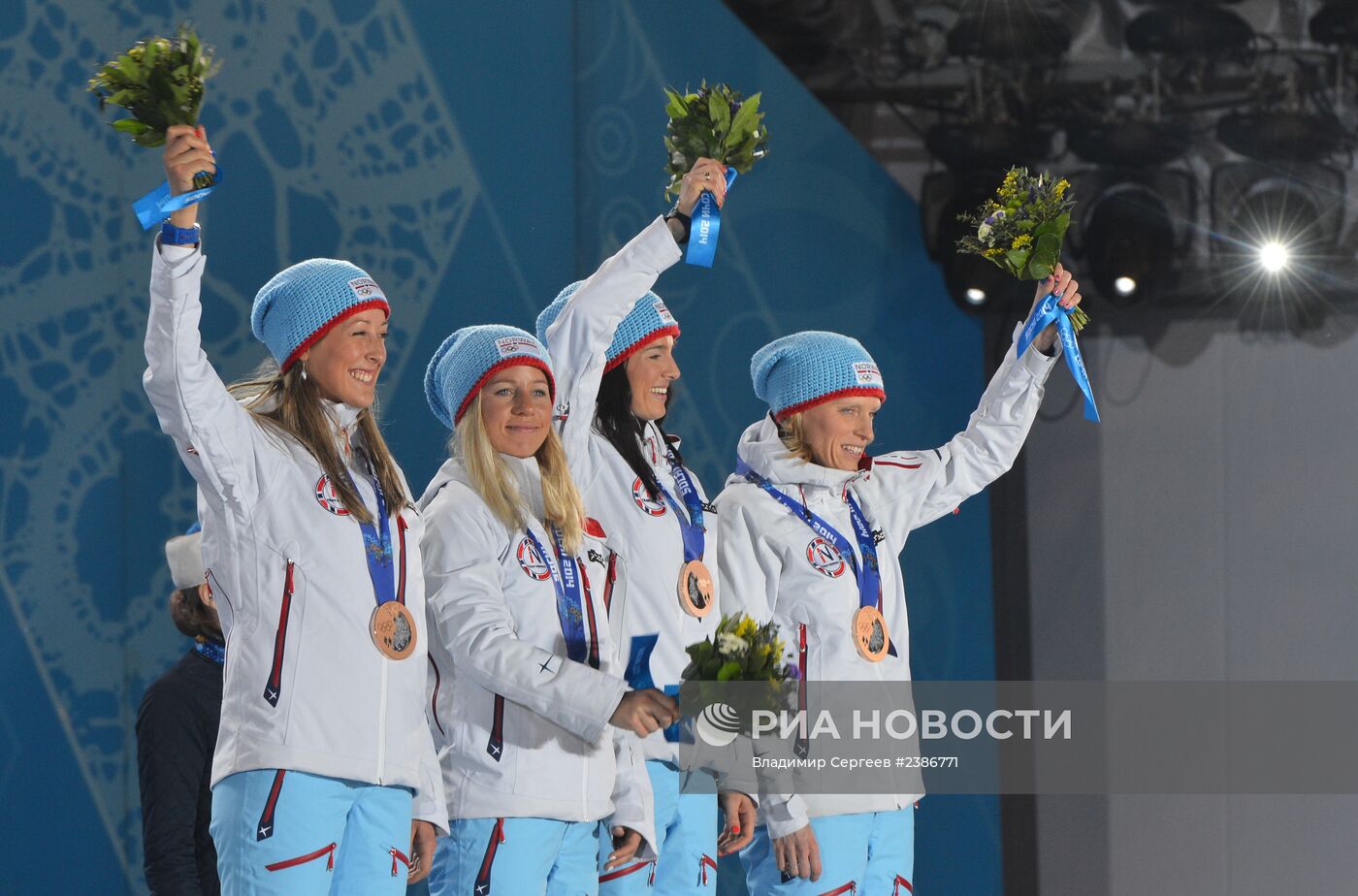 Олимпиада 2014. Церемония награждения. Пятнадцатый день