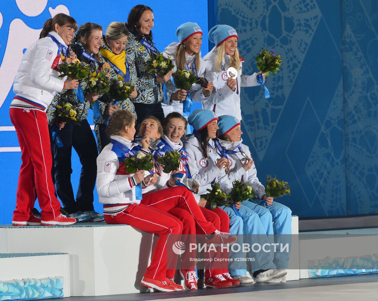 Олимпиада 2014. Церемония награждения. Пятнадцатый день