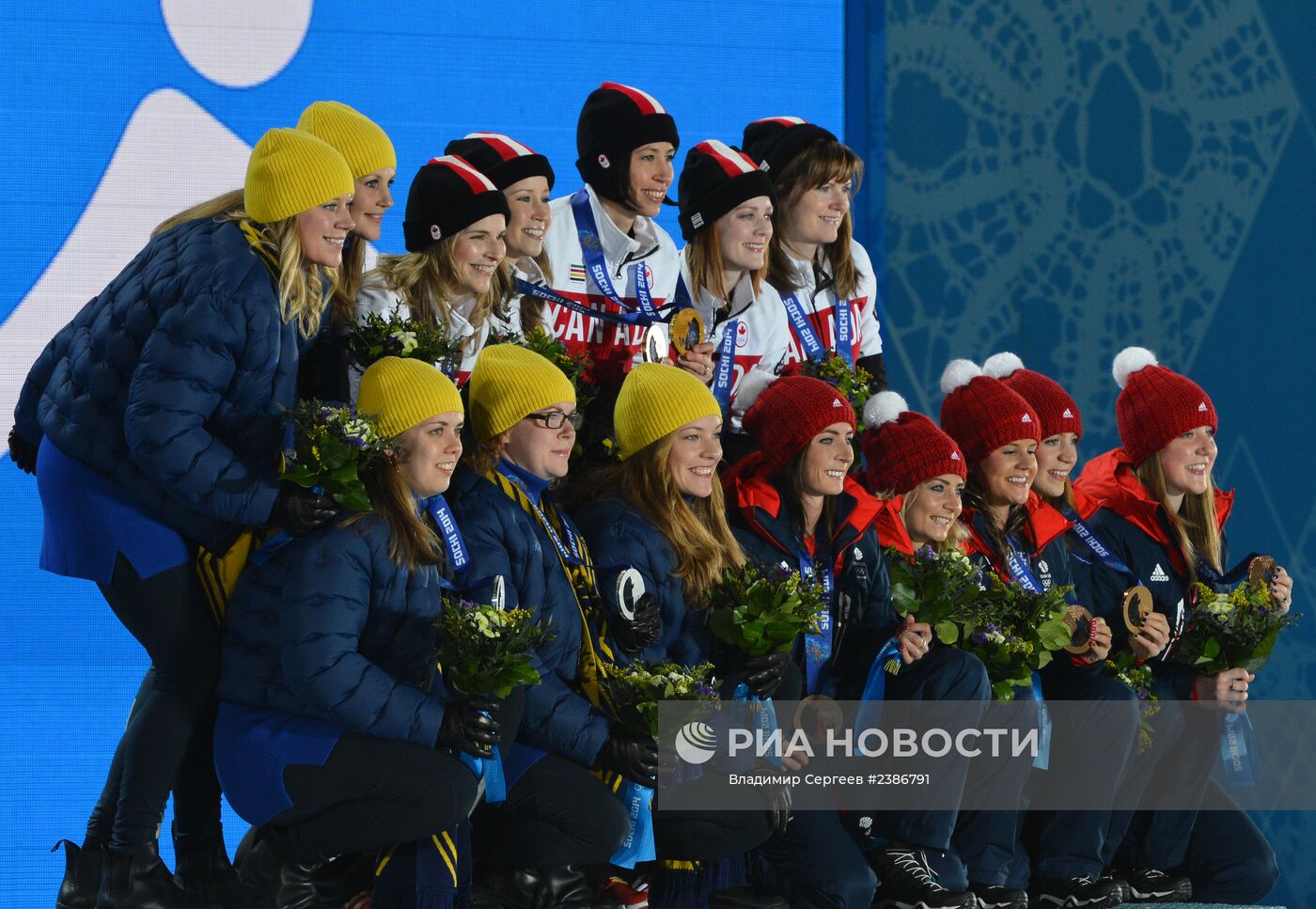 Олимпиада 2014. Церемония награждения. Пятнадцатый день