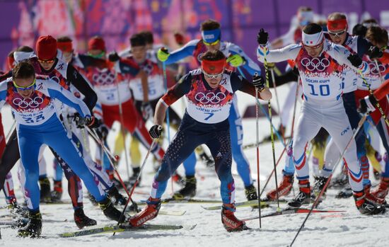 Олимпиада 2014. Лыжные гонки. Мужчины. Масс-старт