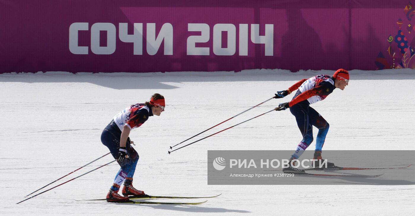 Олимпиада 2014. Лыжные гонки. Мужчины. Масс-старт