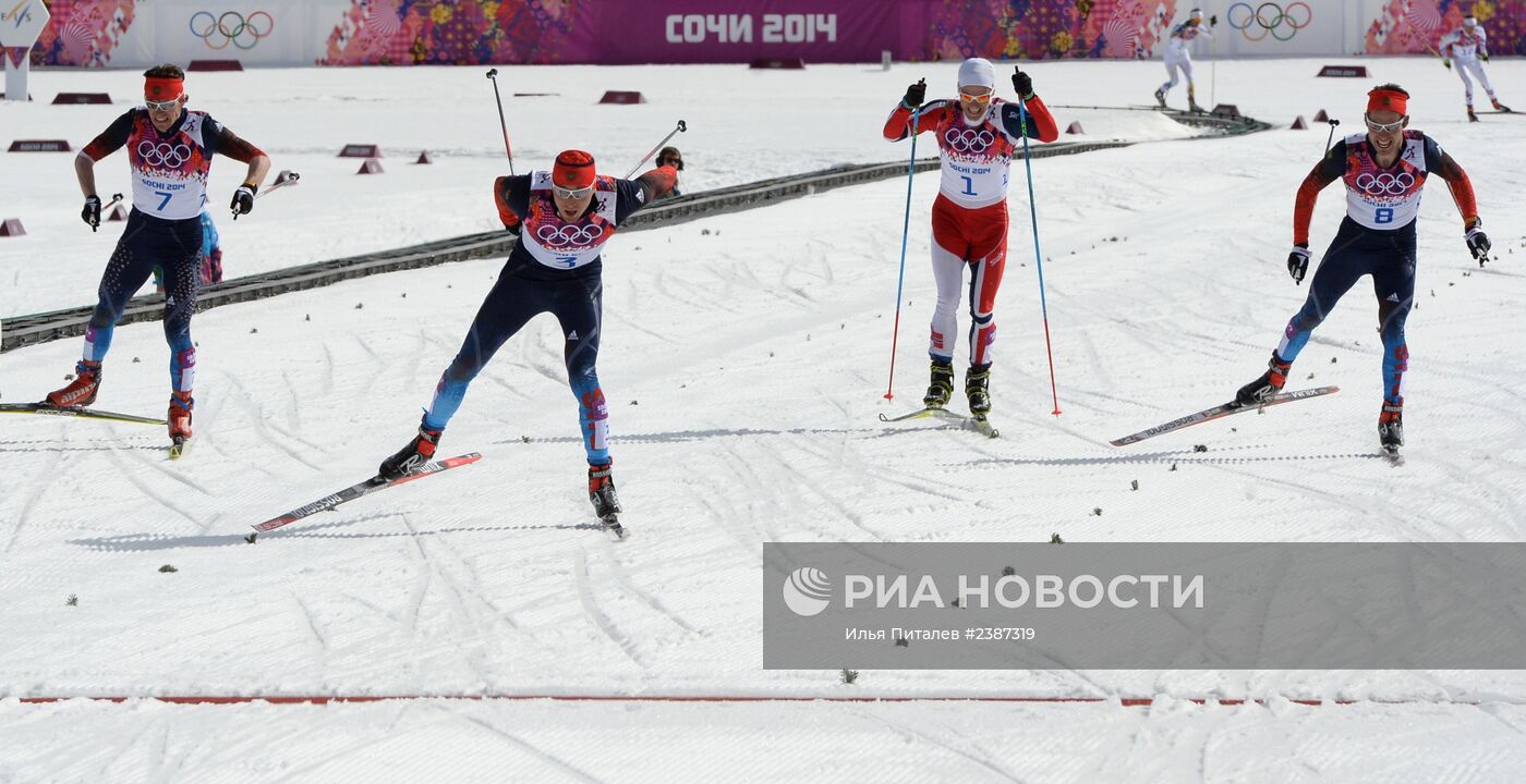 Олимпиада 2014. Лыжные гонки. Мужчины. Масс-старт