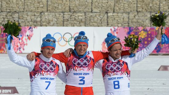 Олимпиада 2014. Лыжные гонки. Мужчины. Масс-старт