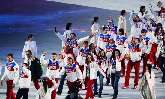 Олимпиада 2014. Церемония закрытия