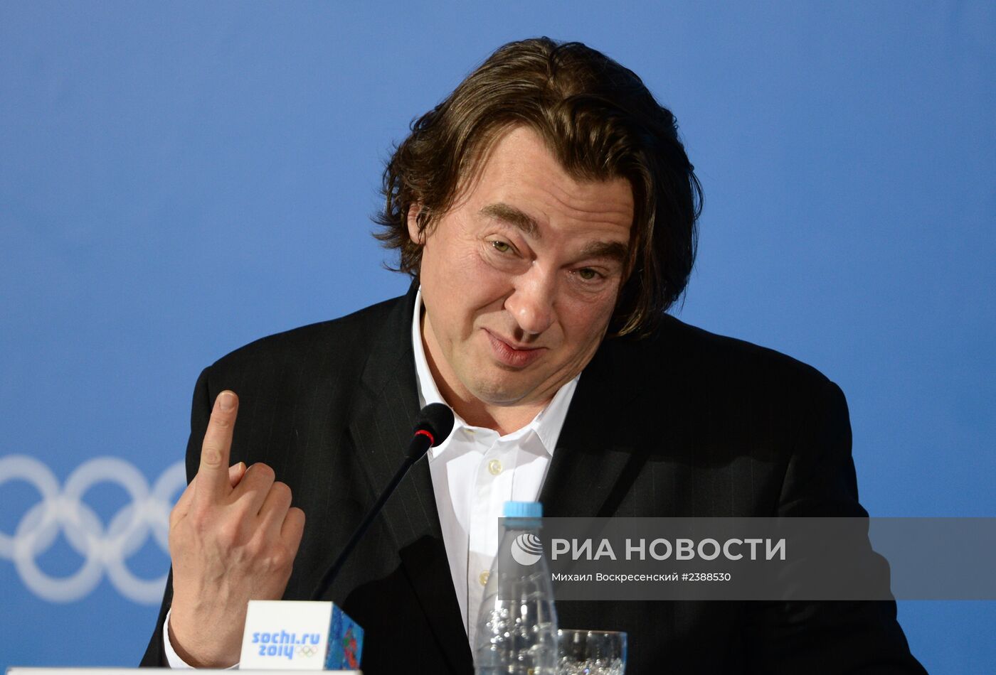 Пресс-конференция К. Эрнста, посвященная закрытию XXII Олимпиады в Сочи