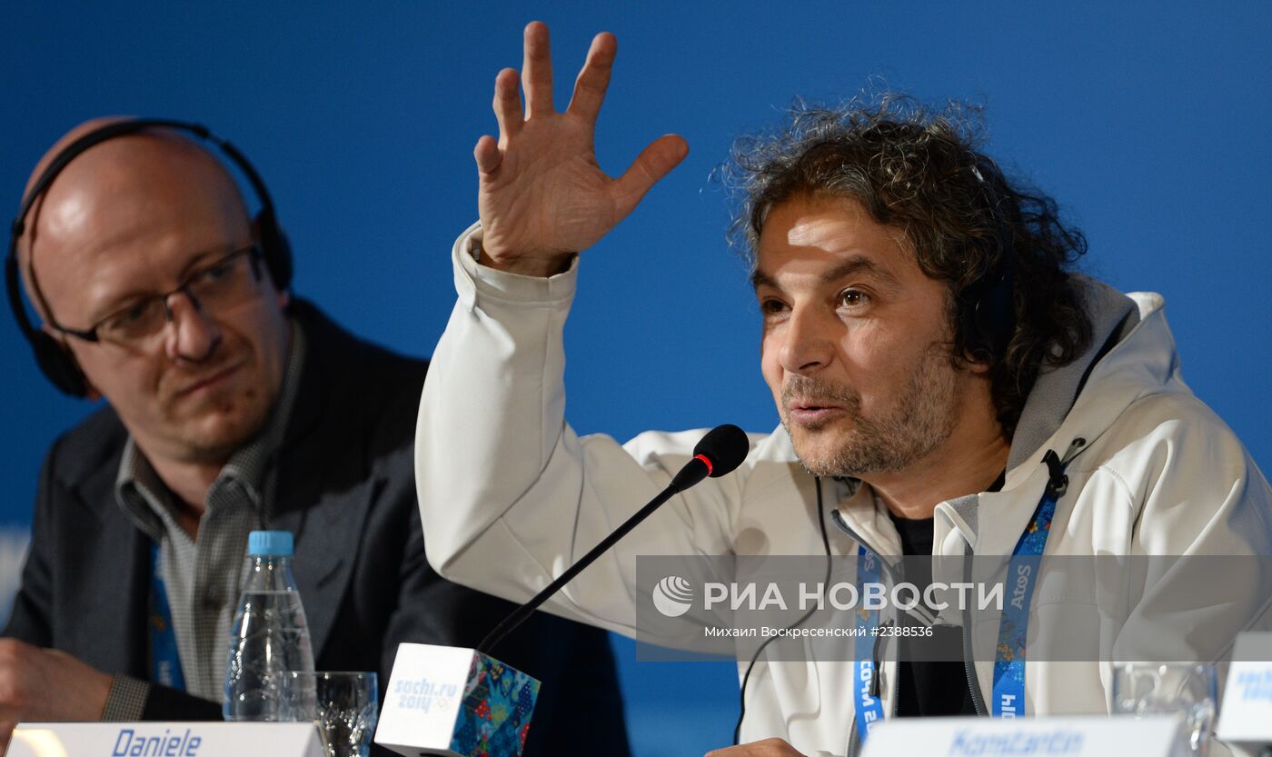 Пресс-конференция К. Эрнста, посвященная закрытию XXII Олимпиады в Сочи