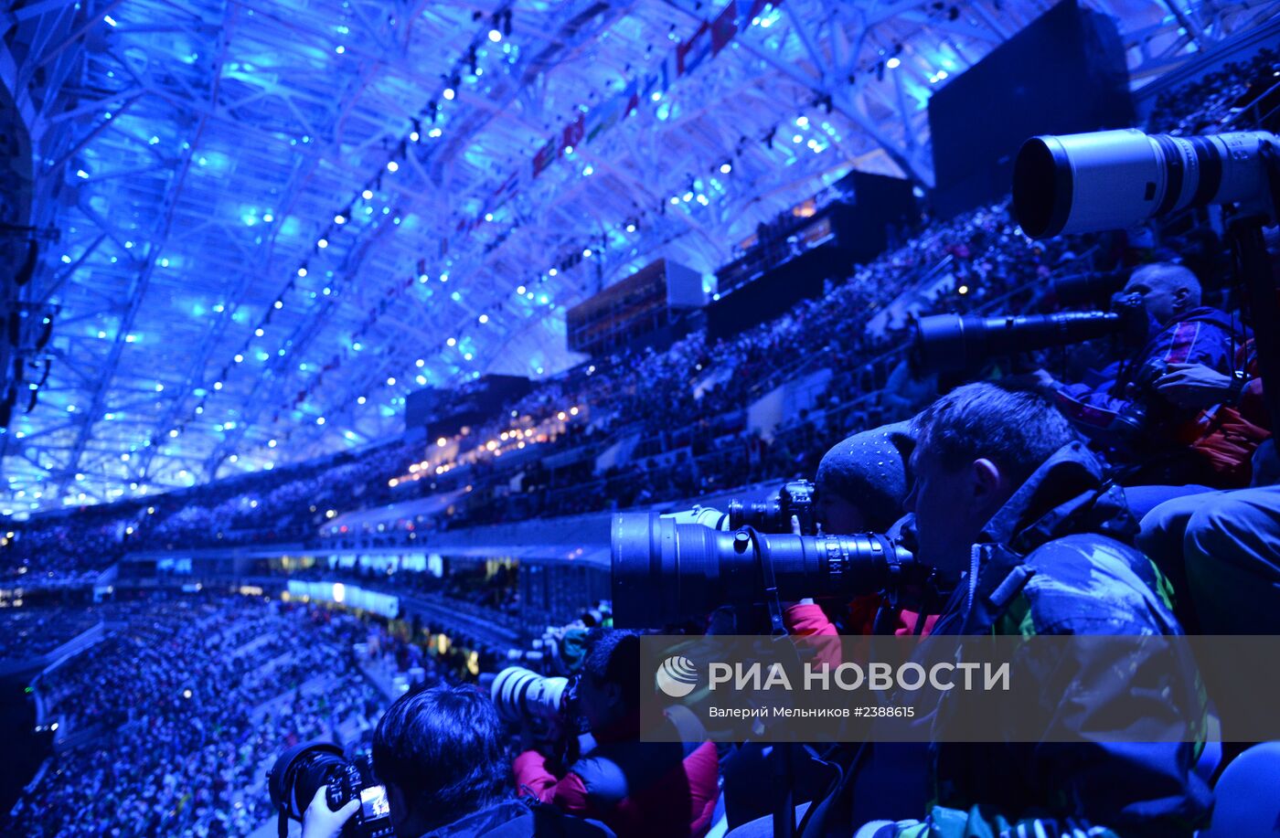 Церемония закрытия XXII зимних Олимпийских игр