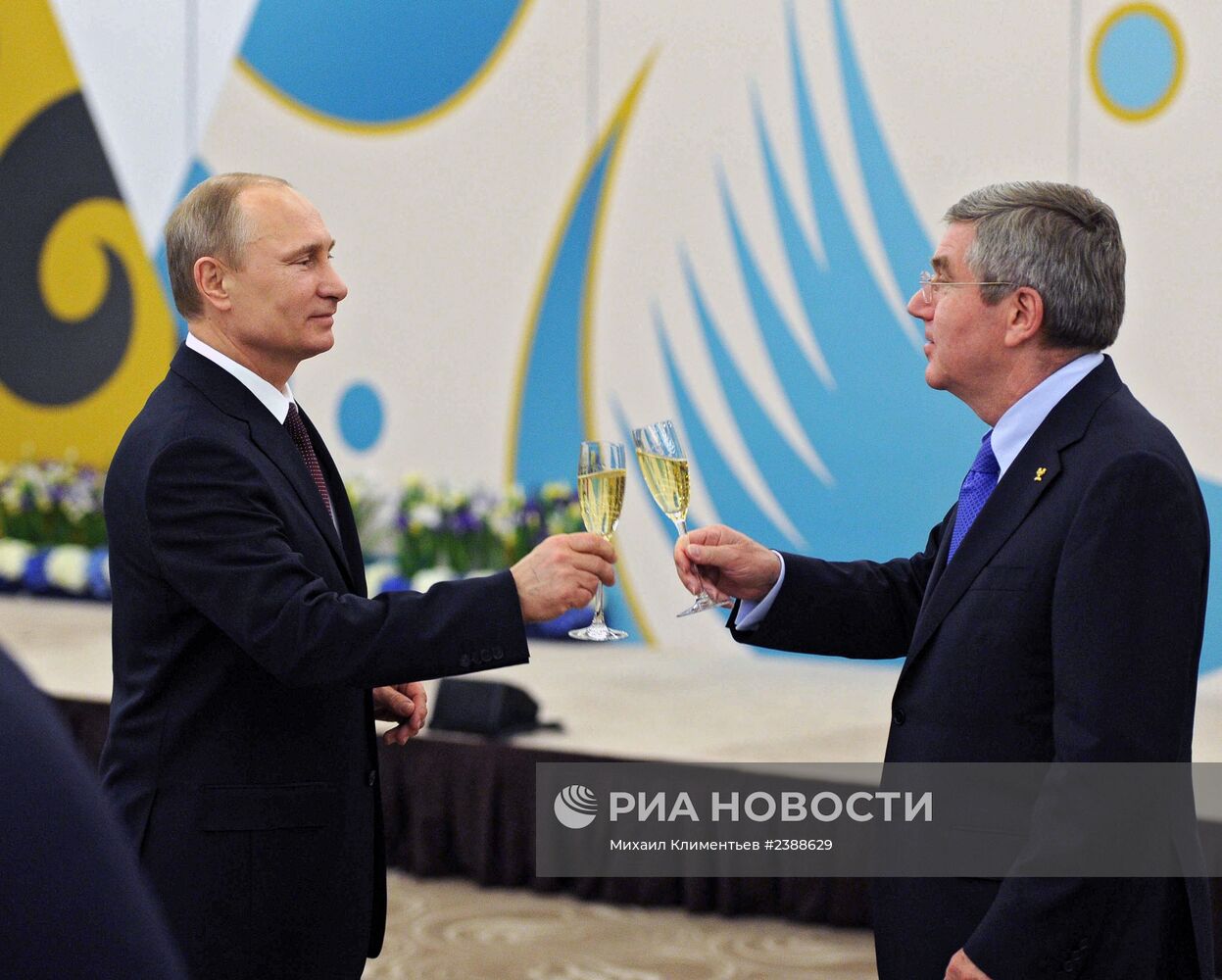 В.Путин и Т.Бах приняли участие в завтраке от имени МОК
