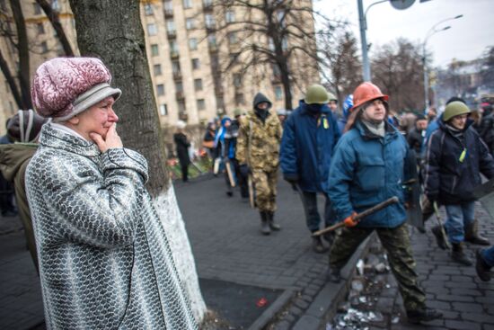 Обстановка в центре Киева