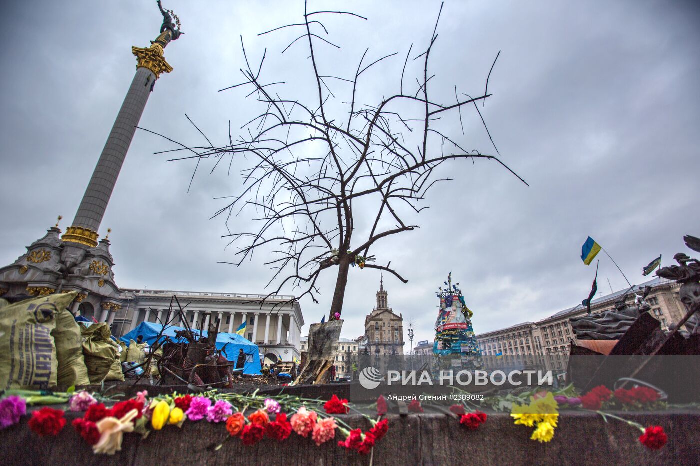 Обстановка в центре Киева