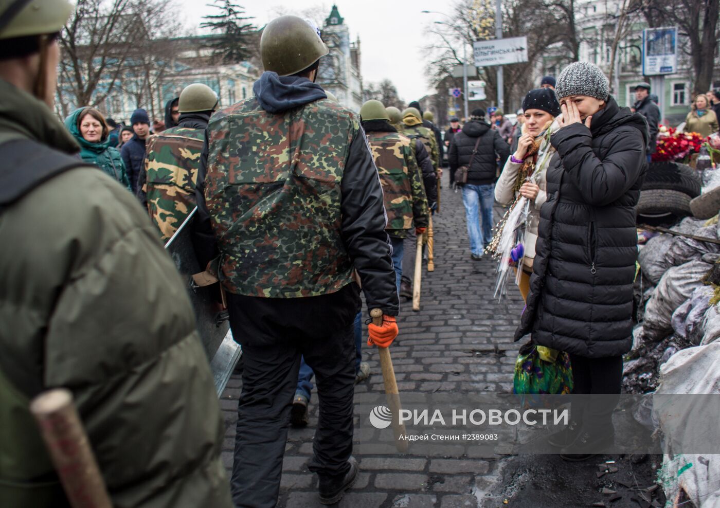 Обстановка в центре Киева