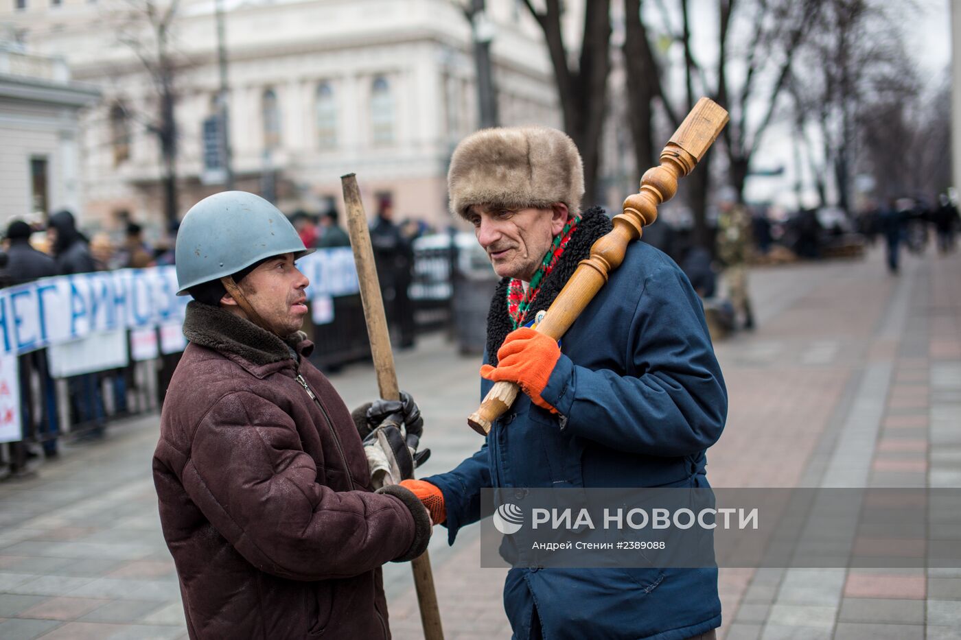 Обстановка в центре Киева